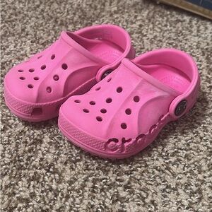 CROCS Kids Bright Pink Sandals